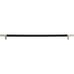 Atlas Homewares AP05-BL/SS 20-Inch Black Zanzibar Appliance Pull Stainless Steel