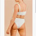 NEW Revolve Maiyo White Crochet Bikini w Gold Belt