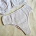 NEW Revolve Maiyo White Crochet Bikini w Gold Belt