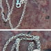 Vtg Maui Divers sterling silver Slip flip flop plumeria flower pendant necklace
