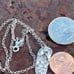 Vtg Maui Divers sterling silver Slip flip flop plumeria flower pendant necklace