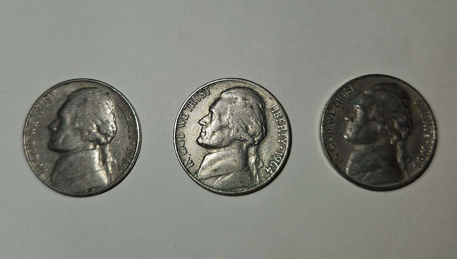 1964 nickels no mint mark
