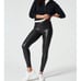 Spanx Faux Leather Leggings Size Small Black EUC