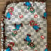 Mario & Luigi no sew blanket. It has chocolate on the back. 72 x 60, 2 yards