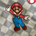 Mario & Luigi no sew blanket. It has chocolate on the back. 72 x 60, 2 yards