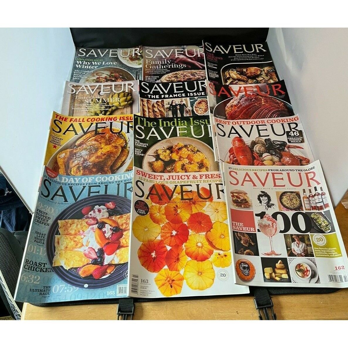 LOT OF 23 SAVEUR MAGAZINES 2014 - 2017