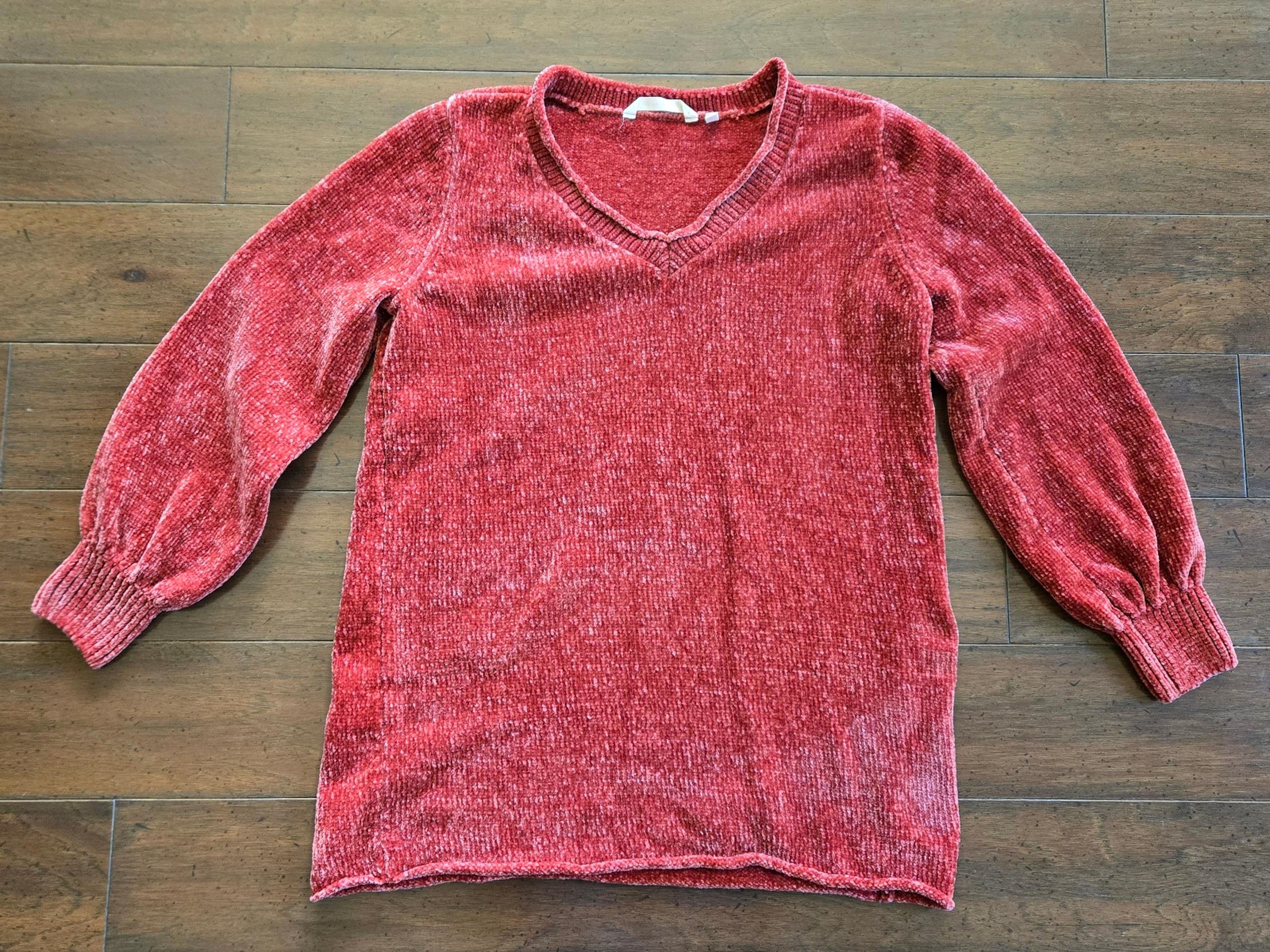 Soft Sorroundings Women's Chenille v-neck sweater