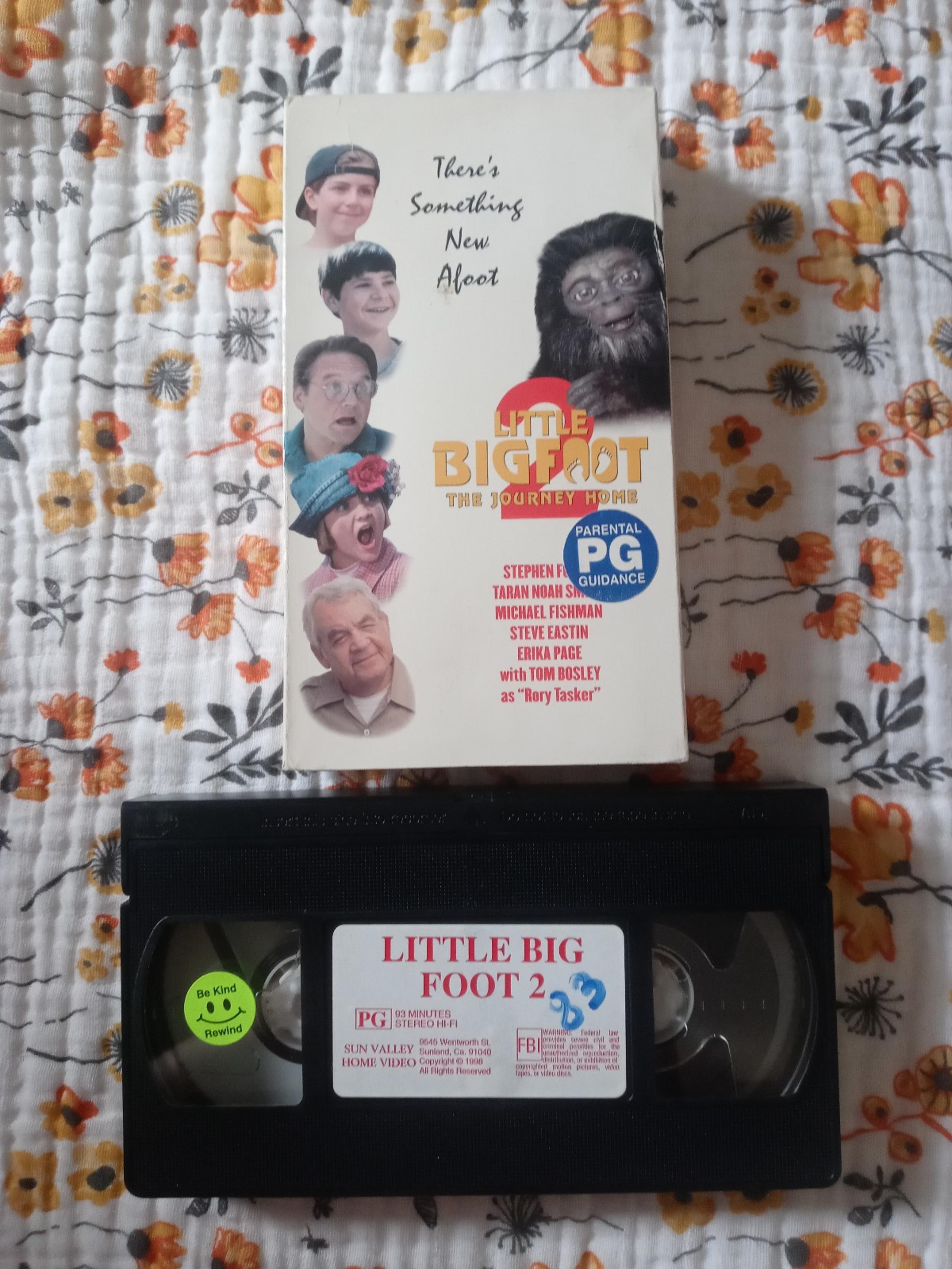 1998 Little BigFoot 2 The Journey Home VHS