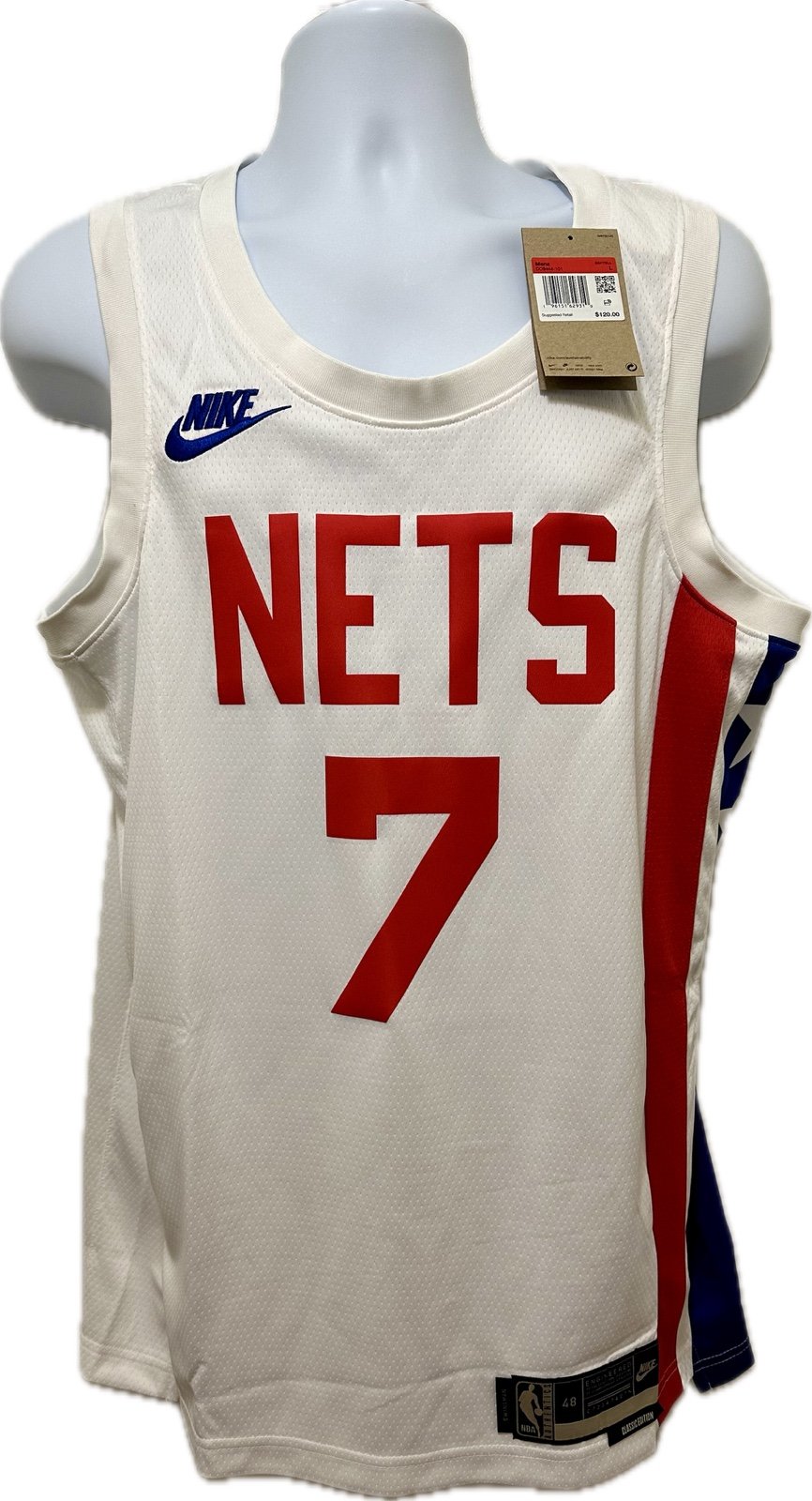 Brooklyn Nets Kevin Durant Authentic Nike Brand Classic Jersey Size XL 52