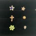6 NEW pieces variety of Nose Piercings