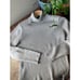 vintage 2000s Lauren Ralph Lauren gray turtle neck long sleeve ribbed sweater