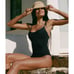 Andie Swim the Amalfi Eco Nylon One Piece in Black M NWT