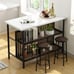 3 Piece Bar Table and Chairs Set