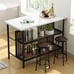 3 Piece Bar Table and Chairs Set