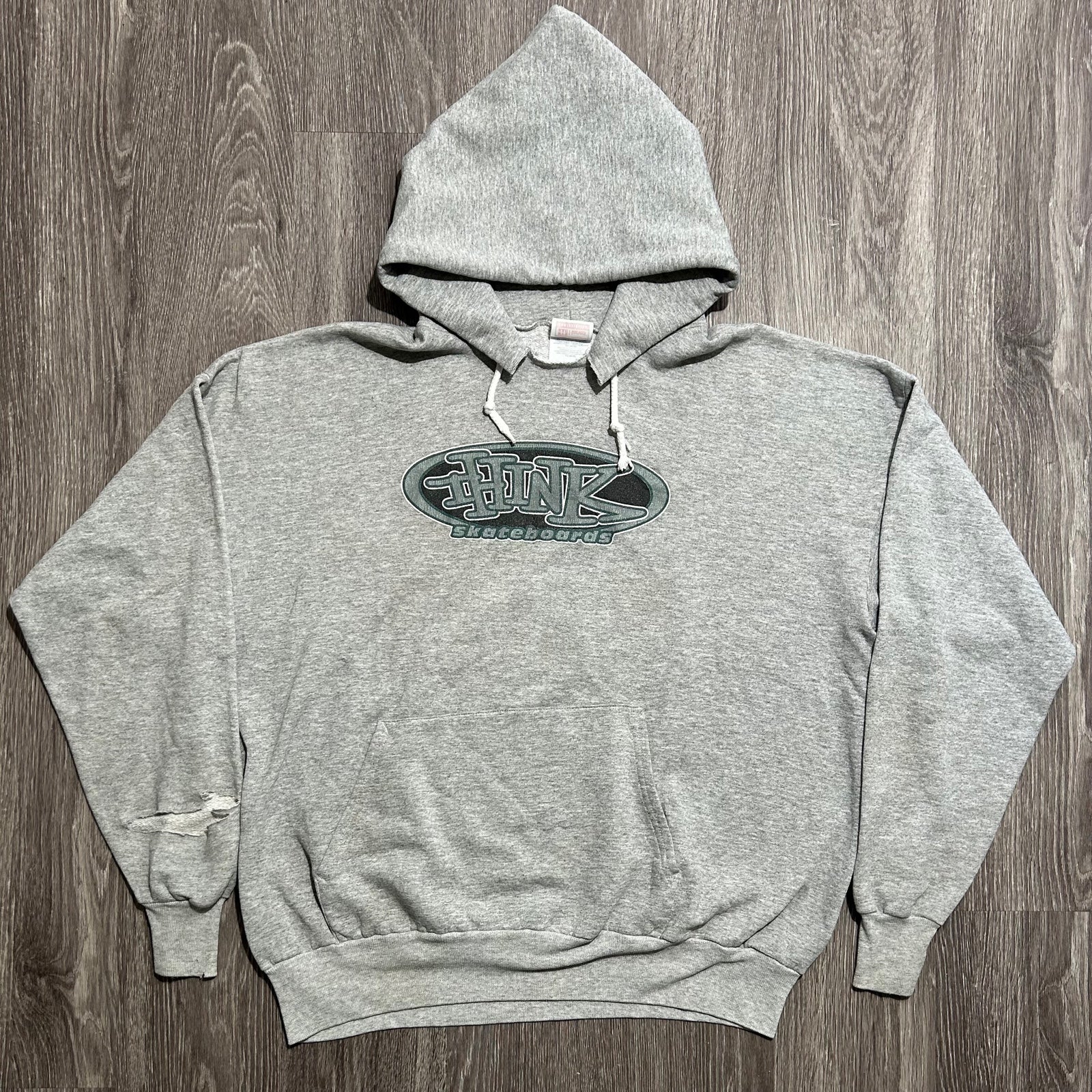 Vintage Think Skateboards y2k Hoodie Size XL