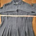 Unsubscribed 100% Silk Navy Blue Shirtdress Long Sleeve Size 10
