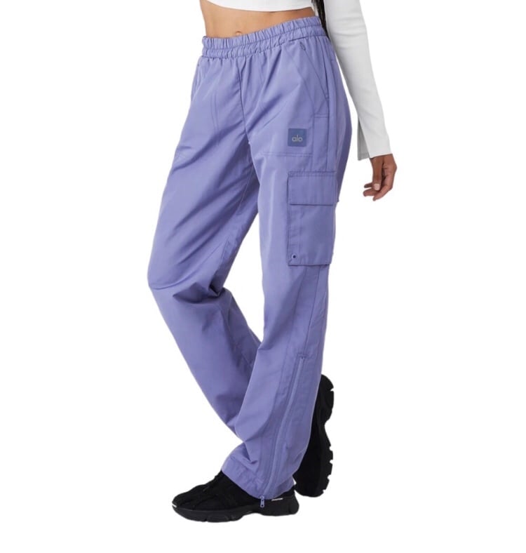 Alo Yoga International Wide Leg City Pant Infinity Blue S