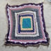 Vintage Handmade Granny Square Crochet Blanket Throw Afghan