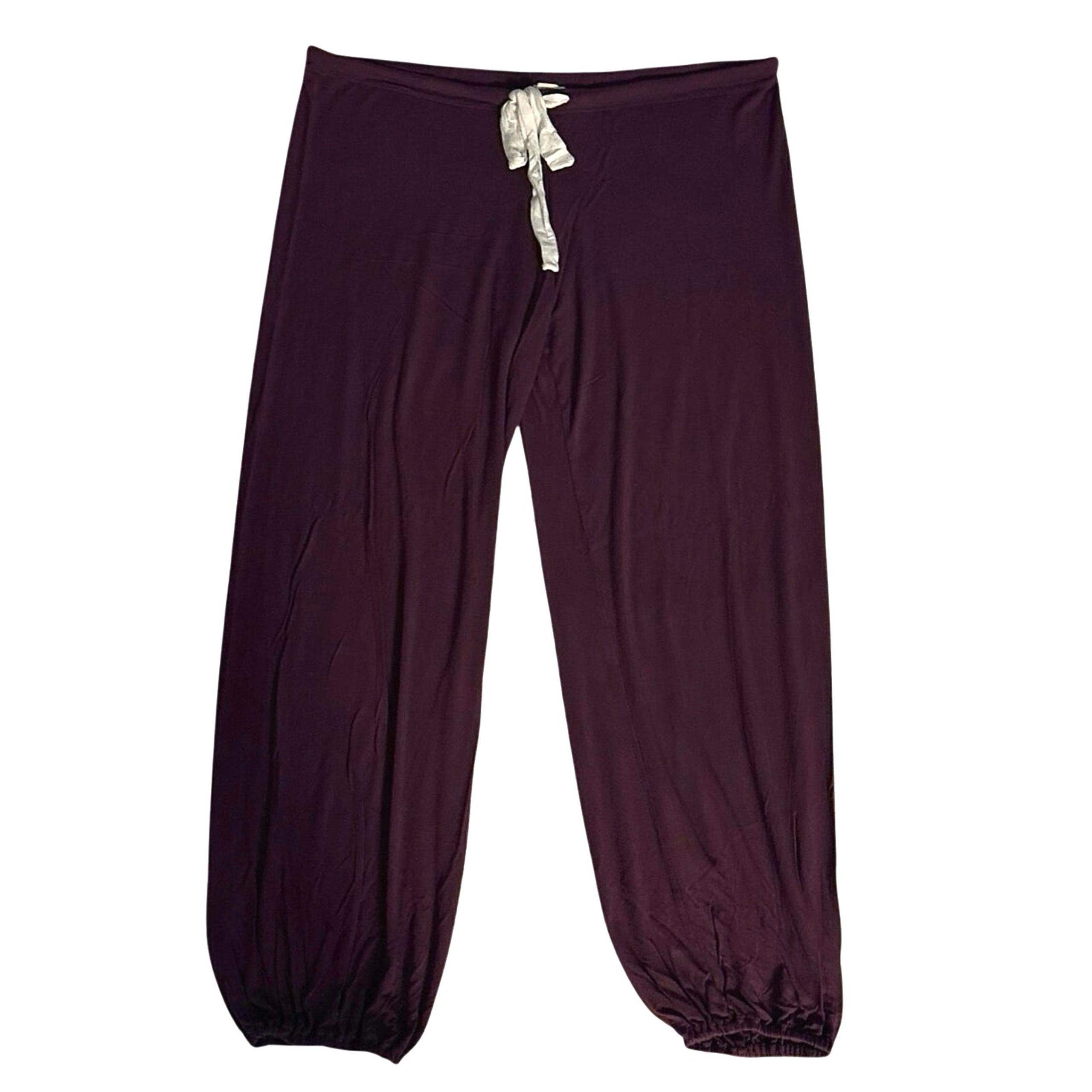 Eberjey Size XL Pajama Lounge Pants Modal Comfy Loungewear Eggplant Purple