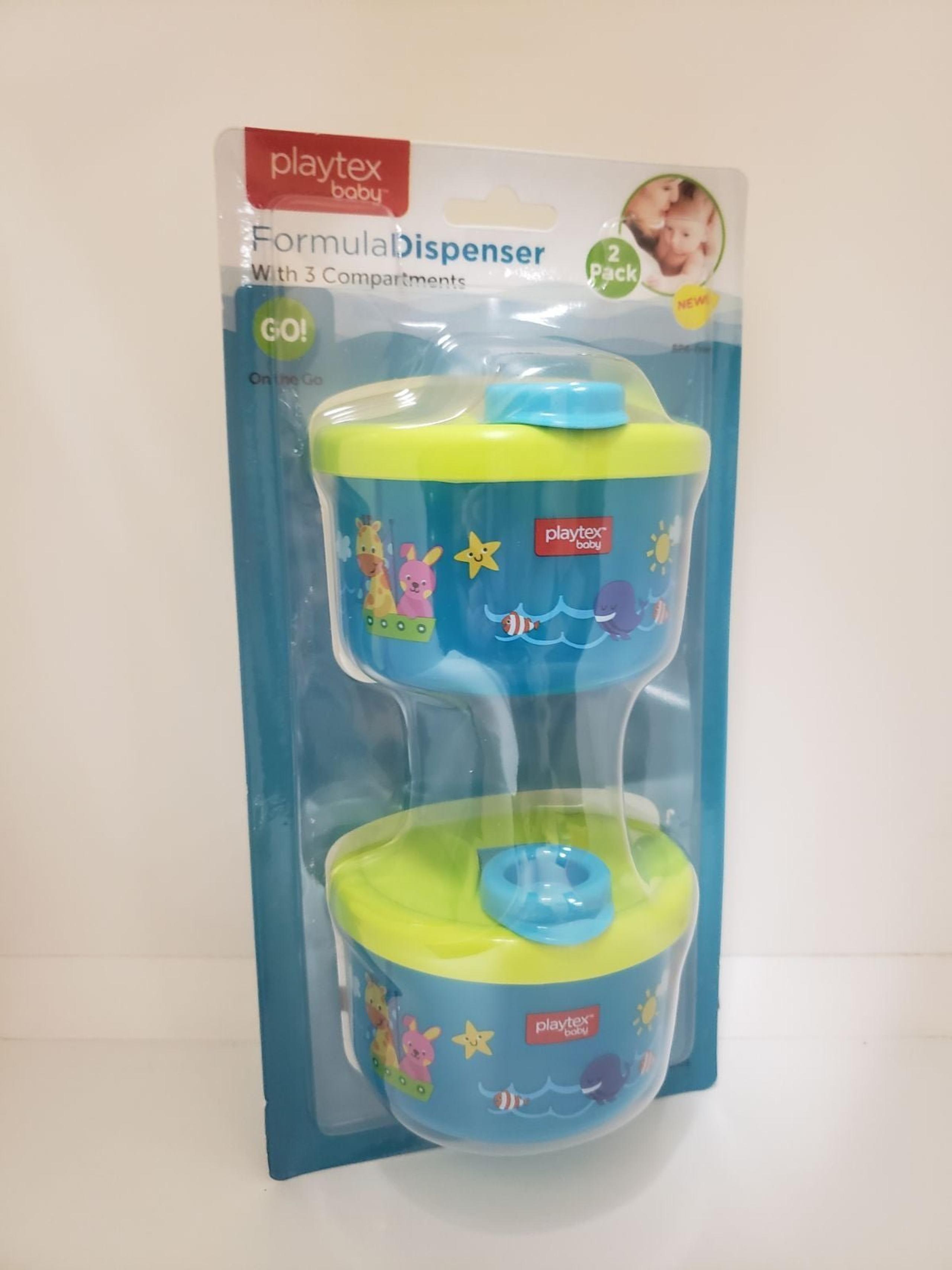 Playtex Baby Formula Dispenser Blue 2pack
