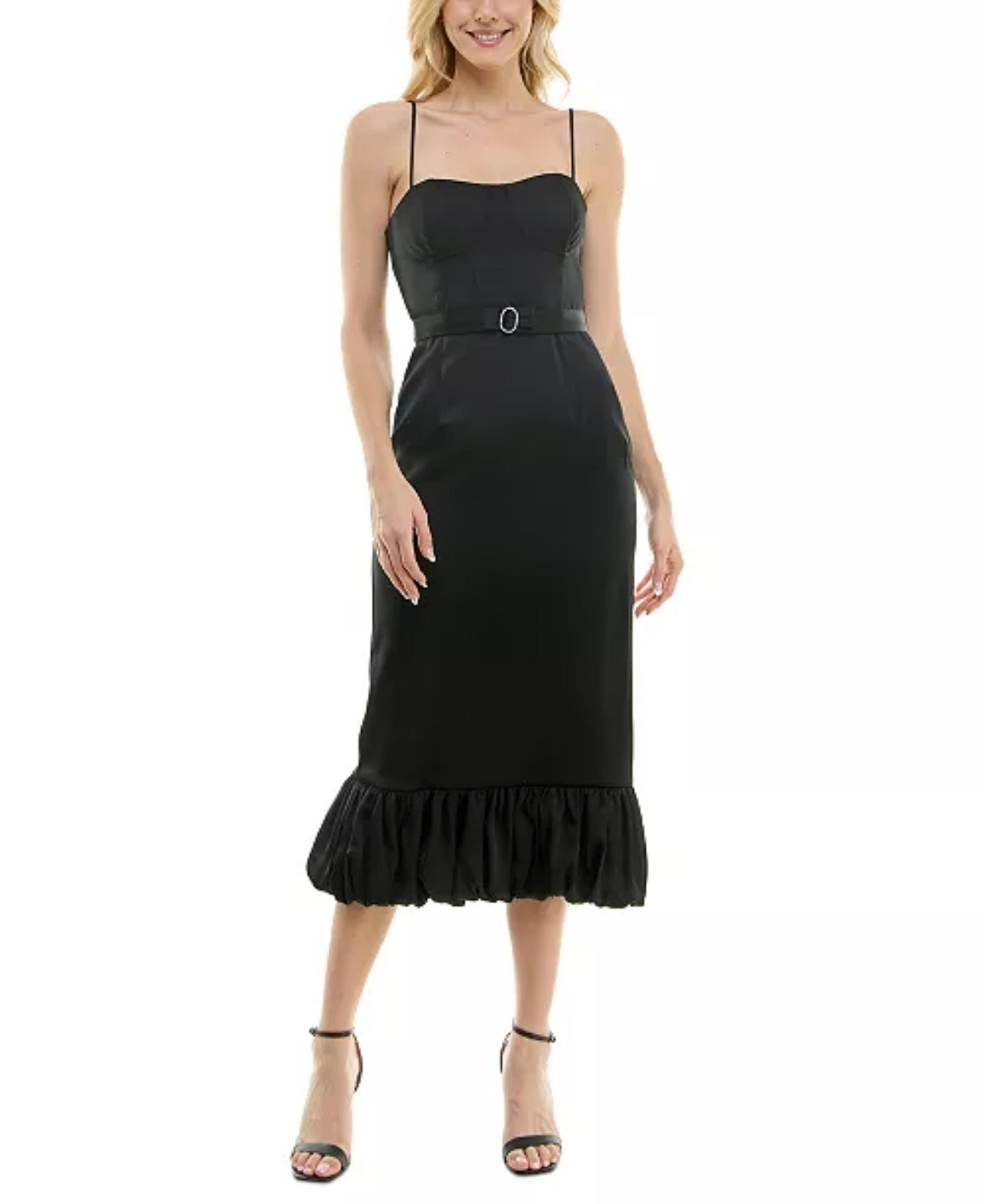 Taylor
Women's Sleeveless Satin Belted Gown sz4 $178