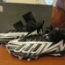 *NEW Boys Black & White Adidas Freak Spark MD J 23 Football Cleats, 4.5
