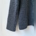 Garnet Hill recycled-cashmere cozy turtleneck cableknit charcoal sweater size M
