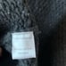 Garnet Hill recycled-cashmere cozy turtleneck cableknit charcoal sweater size M