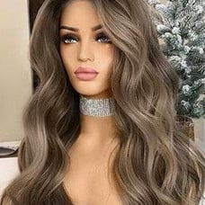 lace front wig human hair blended wigs