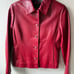 STUNNING Vintage Harold’s Soft Red Leather Lined Jacket Size Medium