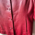 STUNNING Vintage Harold’s Soft Red Leather Lined Jacket Size Medium