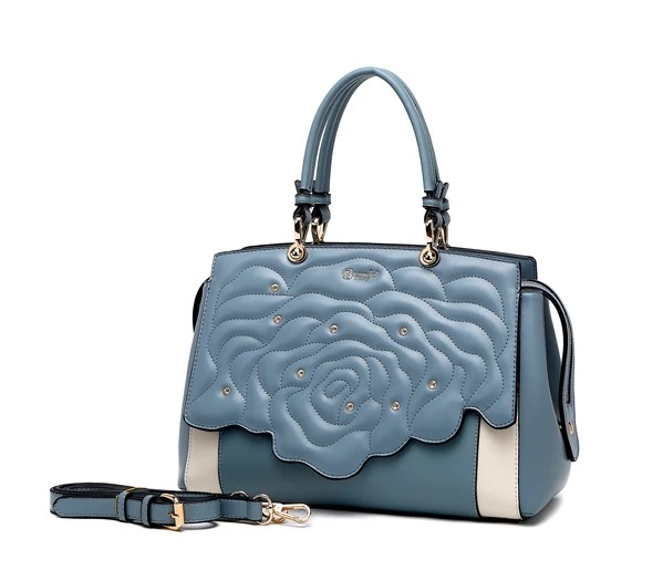ROSETTE 3D CRYSTAL SATCHEL(GOLD)