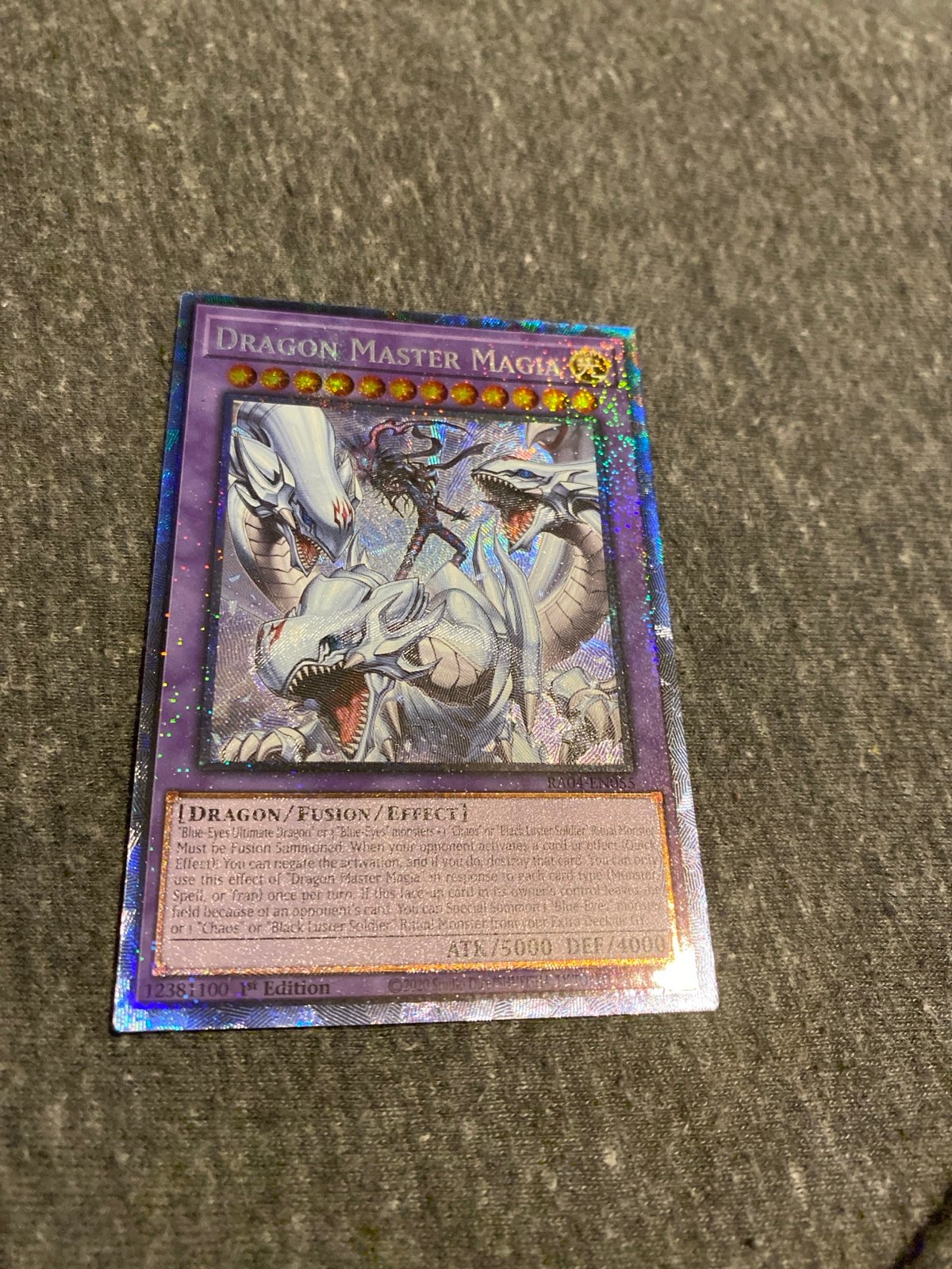 Yugioh dragon master magia collectors rare