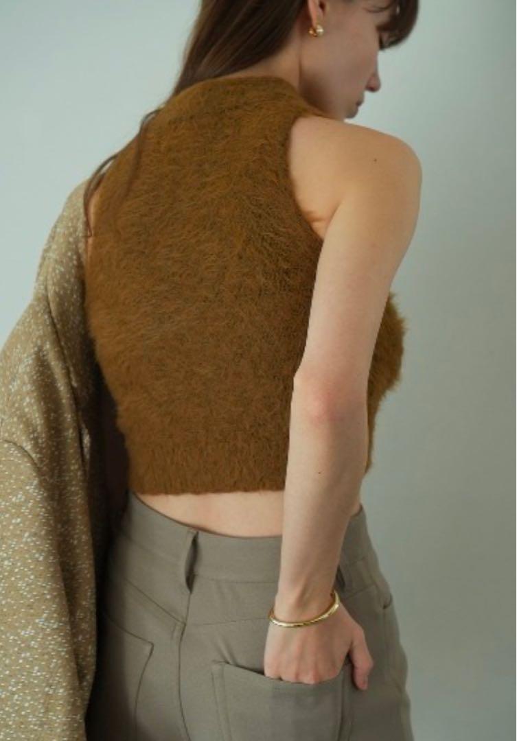 【限定特価】 CLANE SHAGGY TOPS KNIT SLEEVE AMERICAN トップス