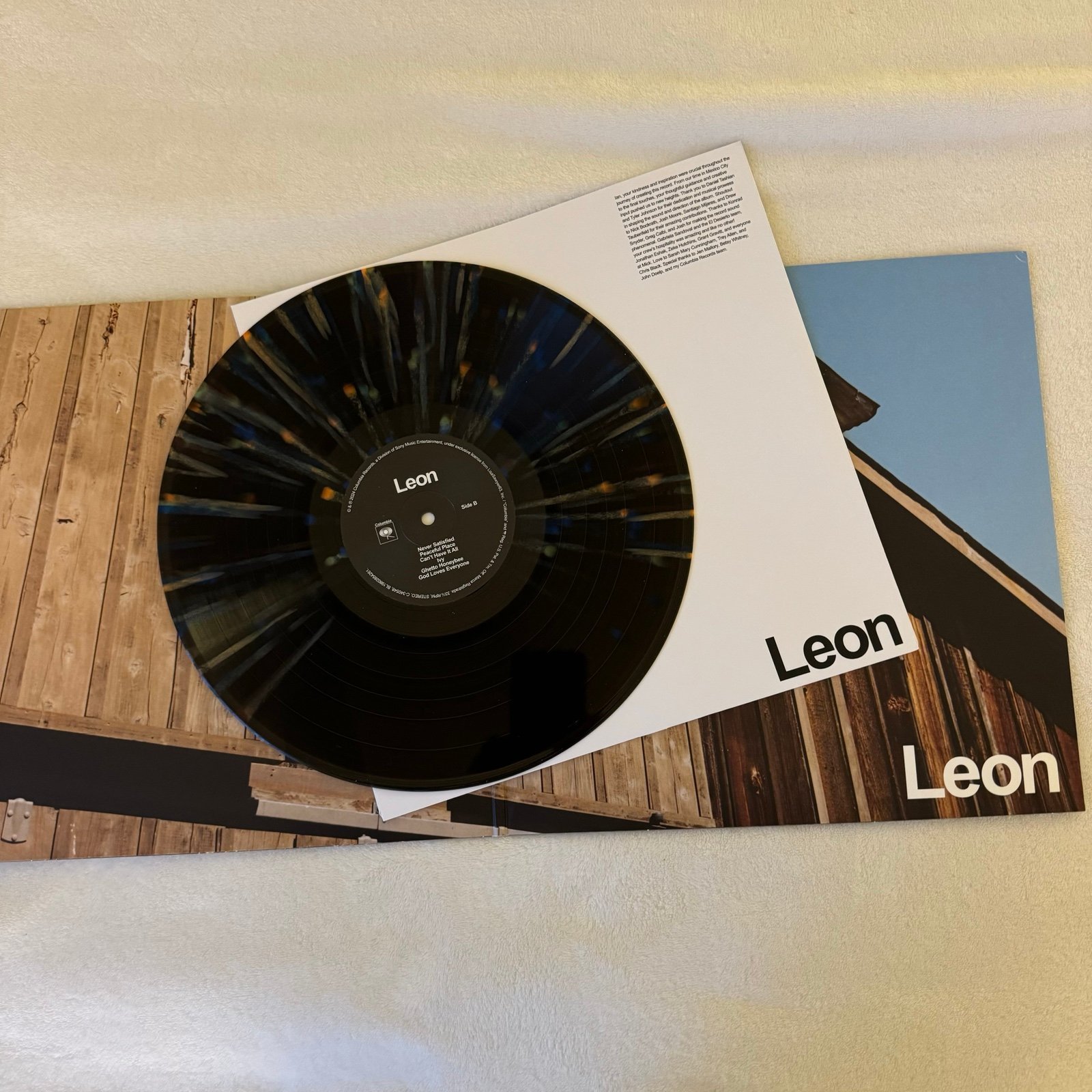 Blood Records Leon splatter vinyl
