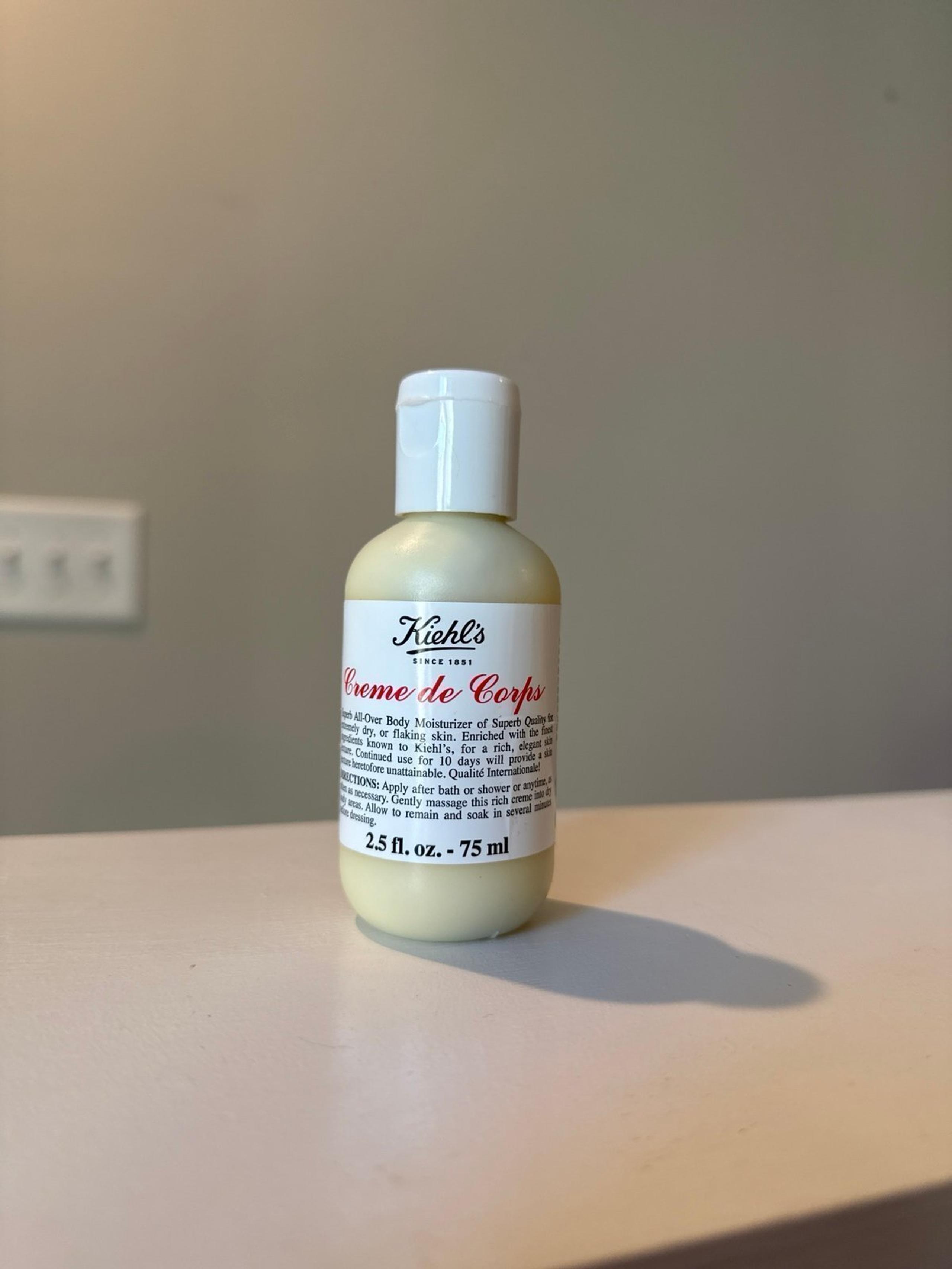 Kiehl's Creme de Corps Body Lotion with Cocoa Butter, 2.5 oz/75 ml