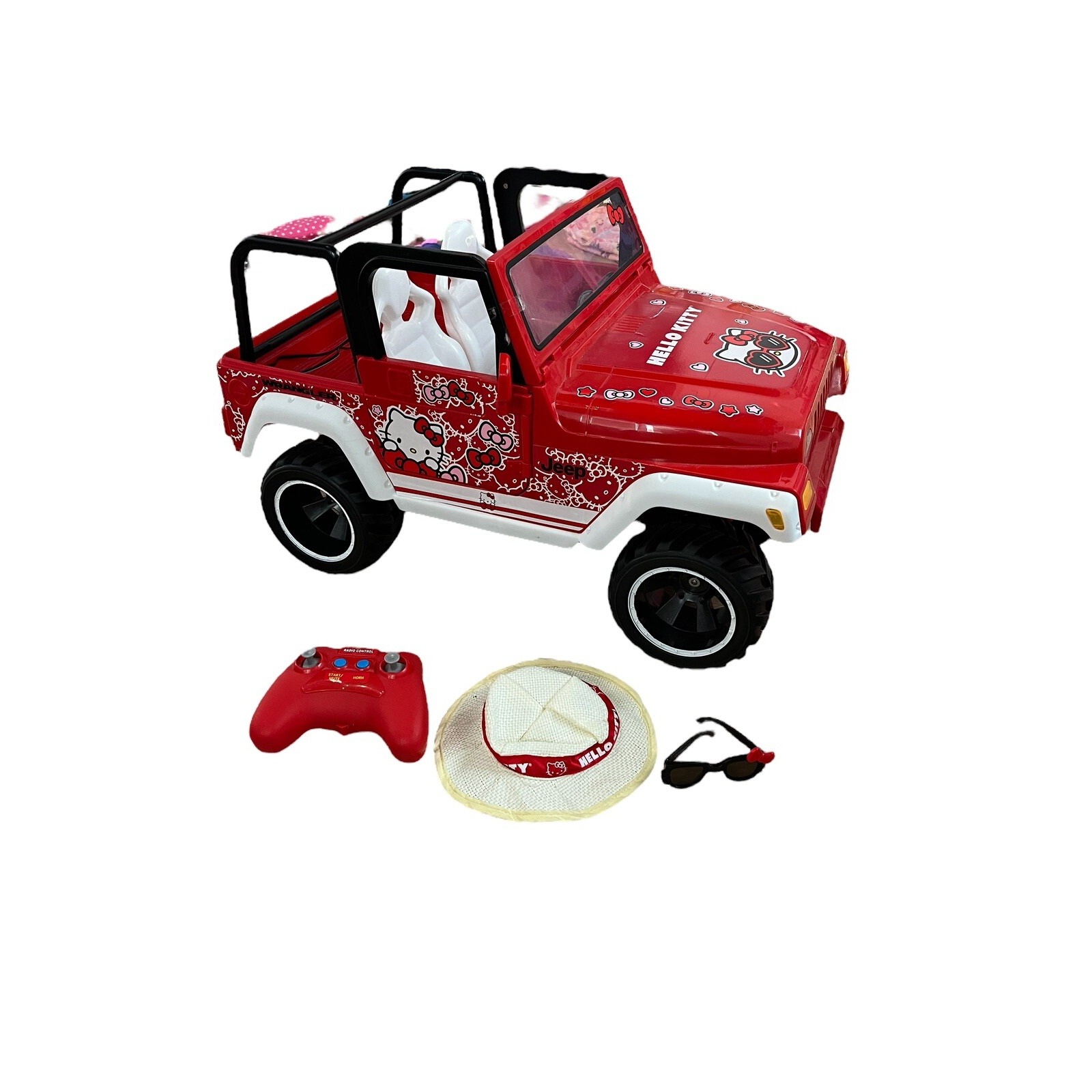 Hello Kitty Jeep for 18" Dolls My Life Remote Controlled Large  2.4GHz RC Tested