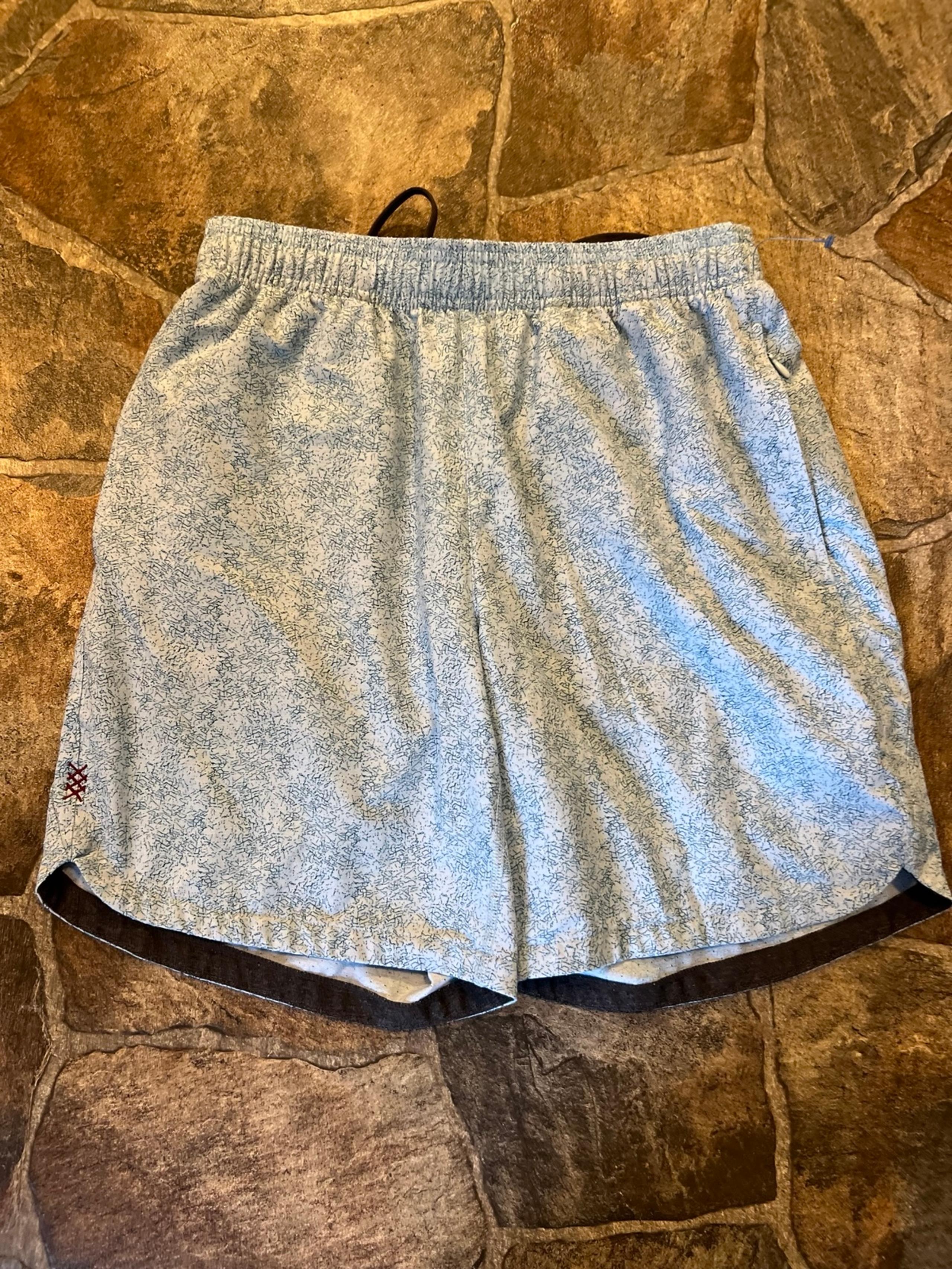 Rhône Guru Mens 7” Unlined Blue Athletic Shorts!!(Sm)