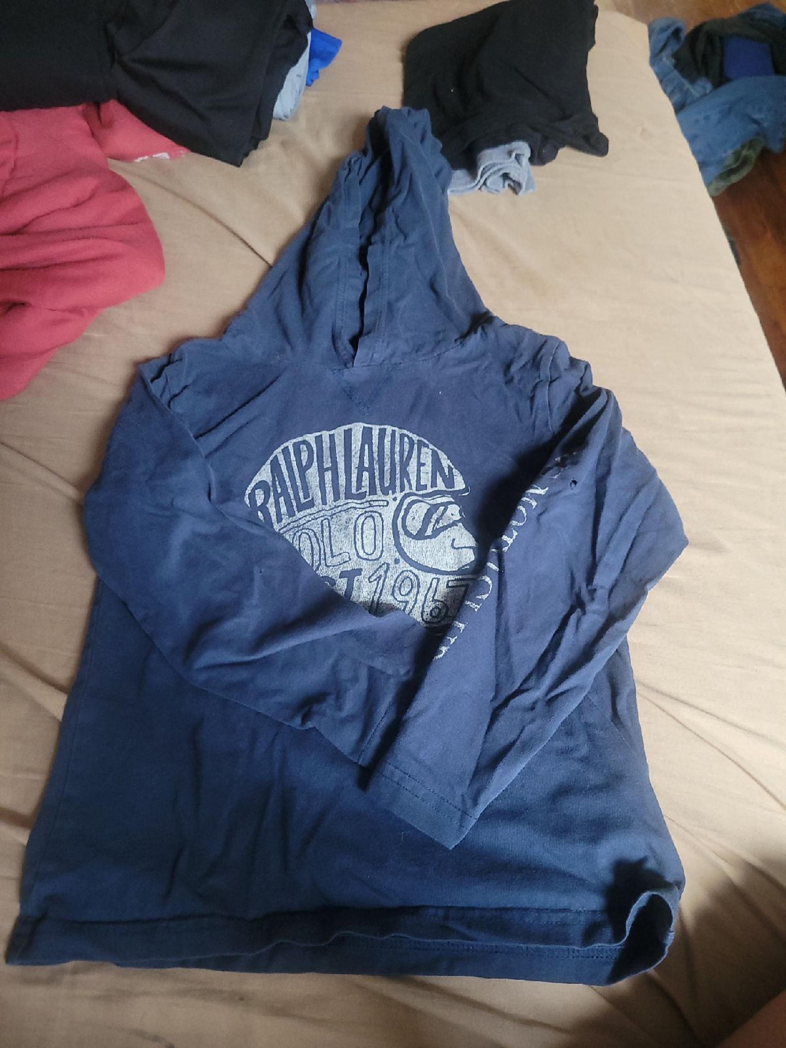 Polo hoodie shirt