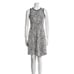 kate spade Authentic black white Leopard Print tank A Line Mini dress small