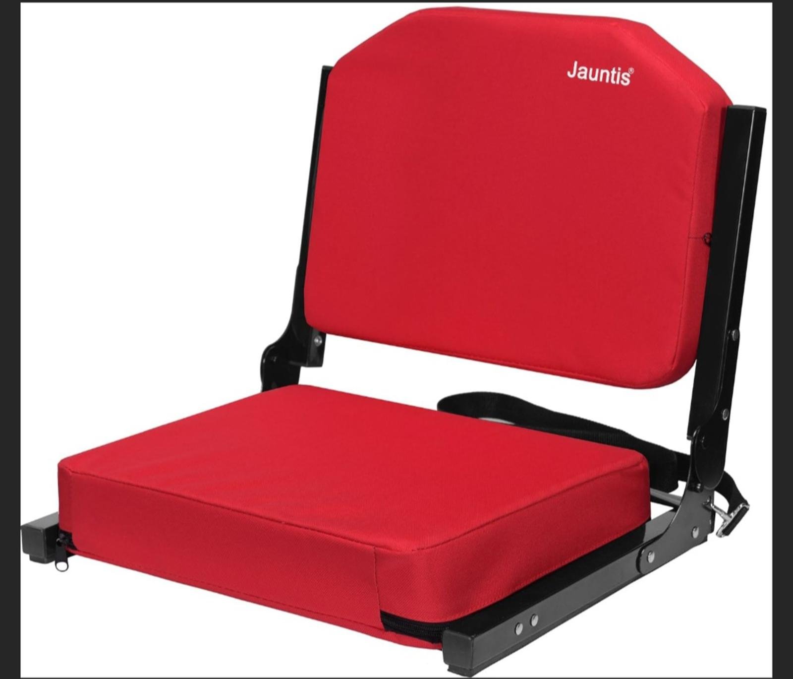 Jauntis Ergonomic Red Seat Cushion - Ultra Comfortable & Sturdy
