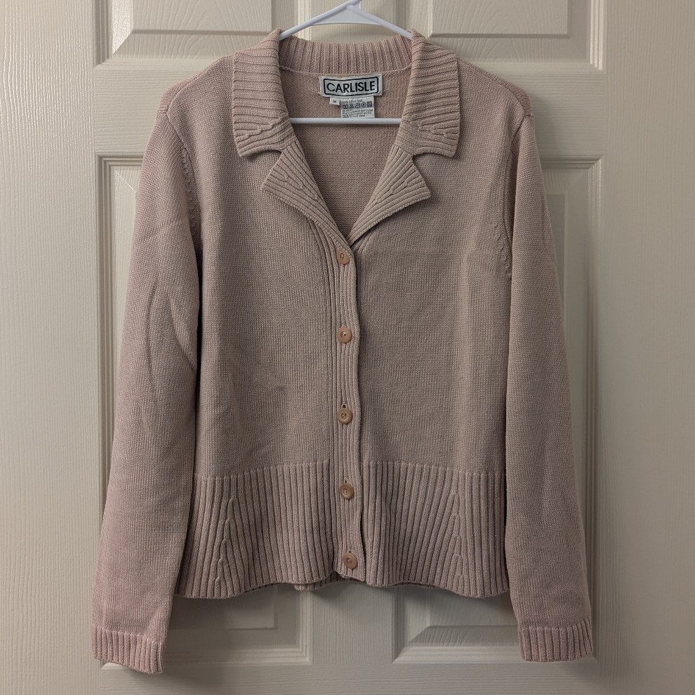 Vintage Carlisle Cardigan 100% Virgin Wool