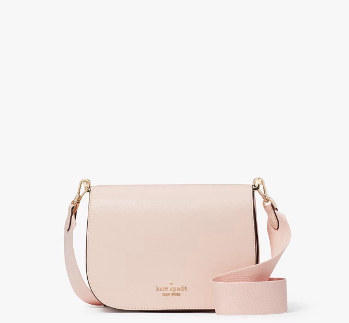 Kate Spade Madison Saffiano Leather Saddle Bag Purse