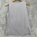 Boden Lavender Purple Ribbon 100% Linen Sleeveless Pleated Blouse Top