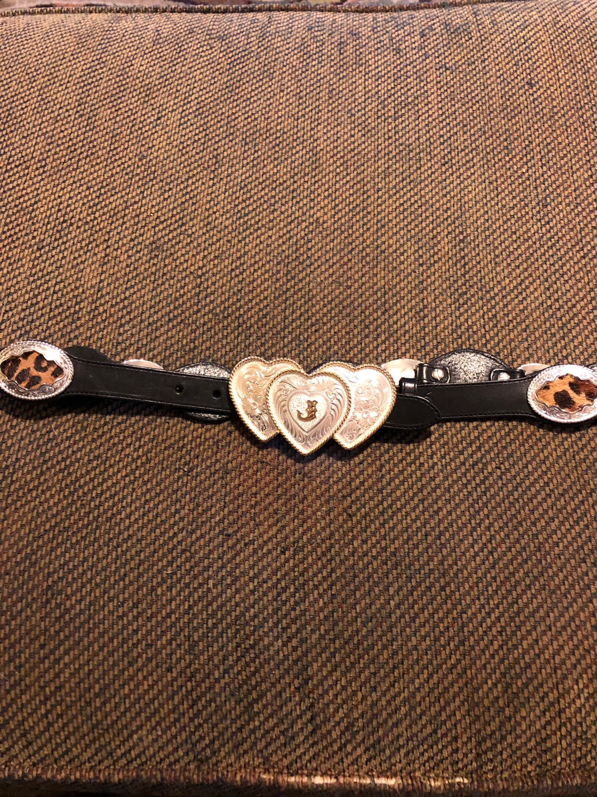 Crimline Silver Belt Buckel On Justin We