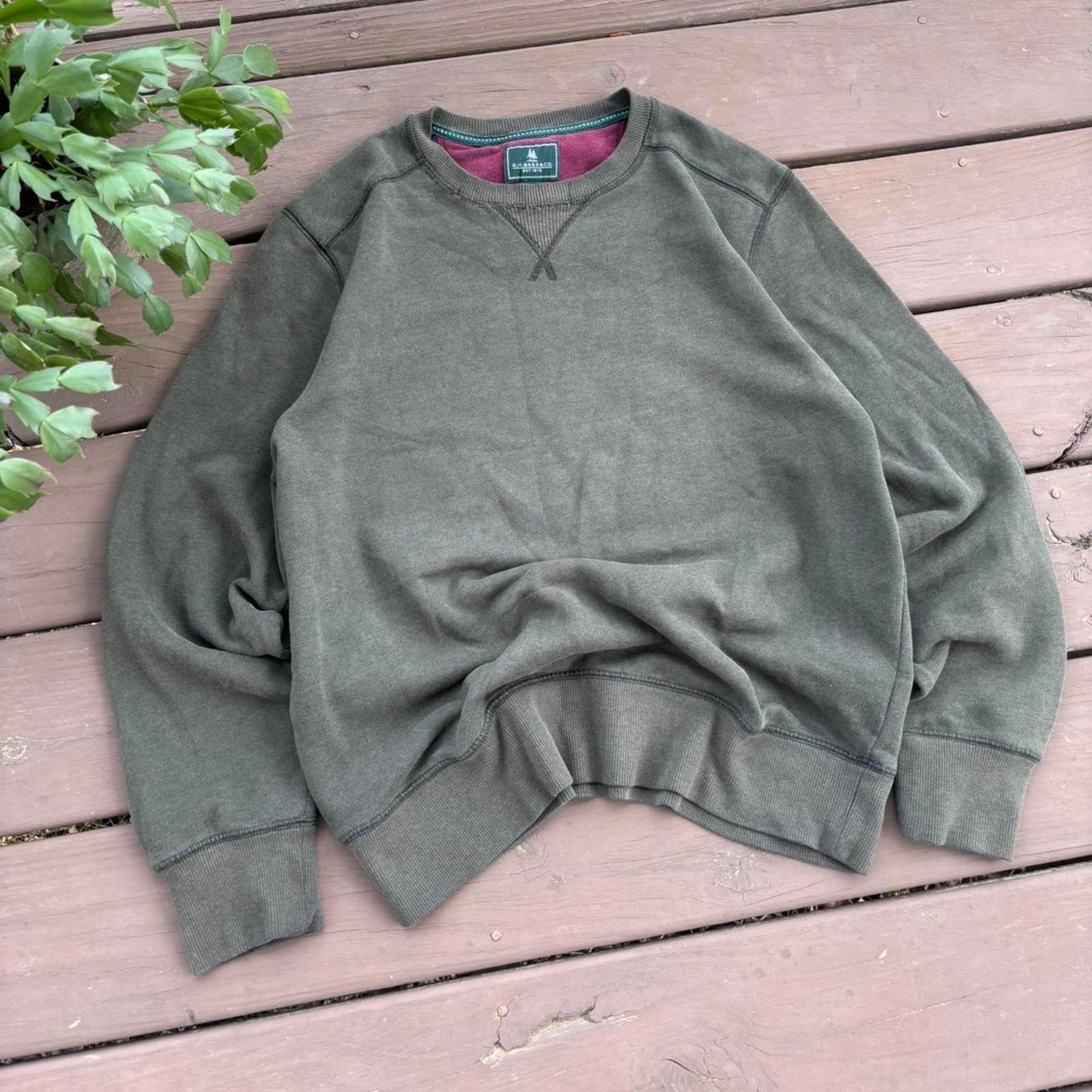 American Vintage Men's Khaki and Green Sweatshirt