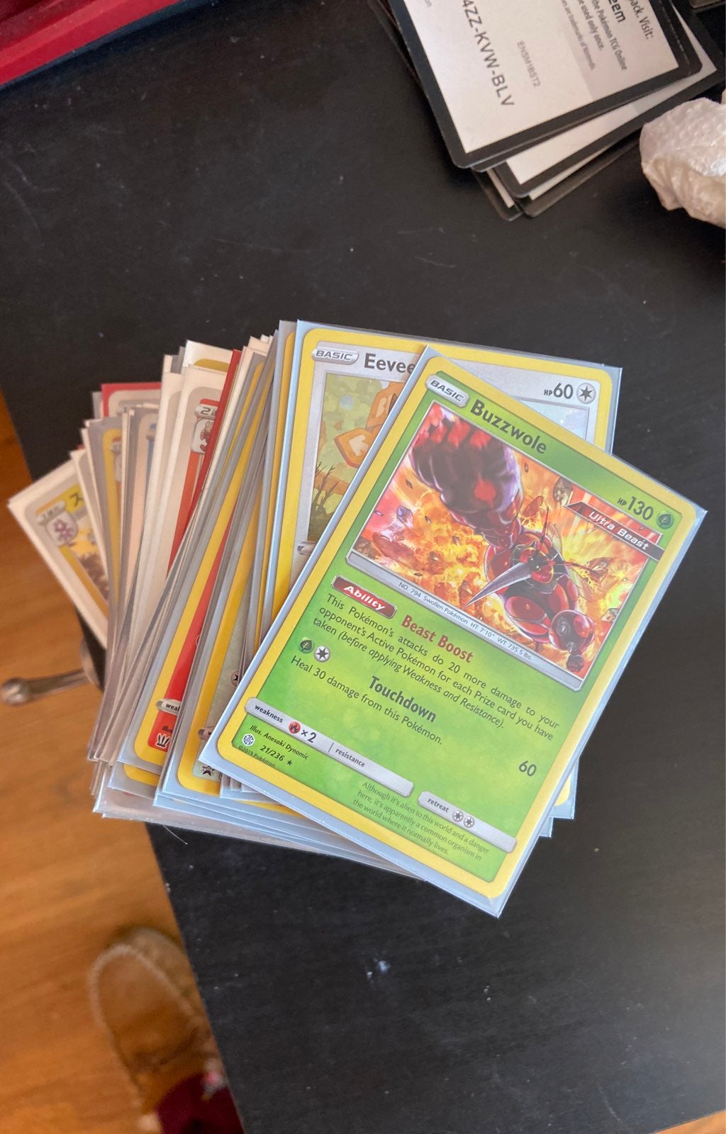Huge holographic pokemon card collection