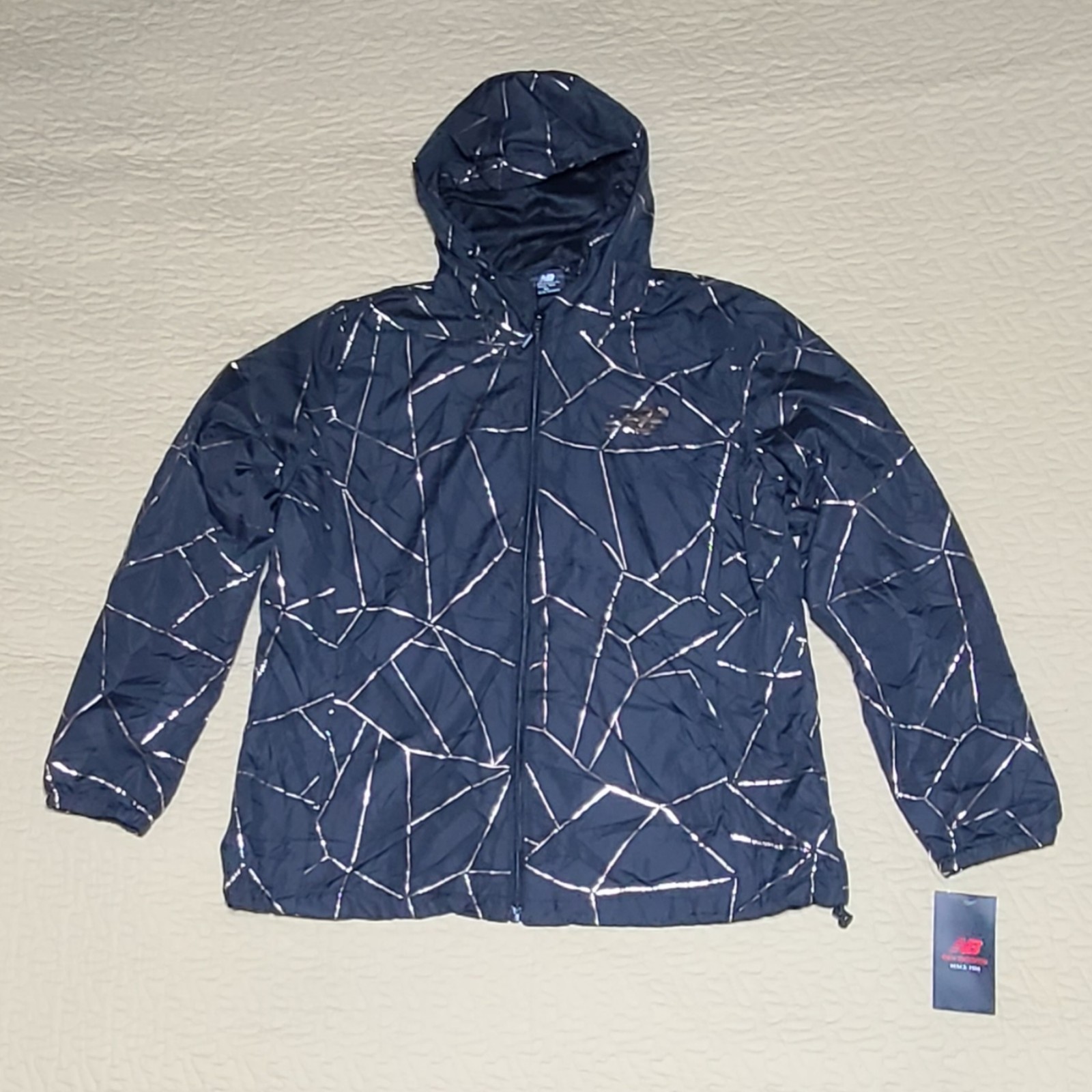 New Balance Geometric running jacket size XL