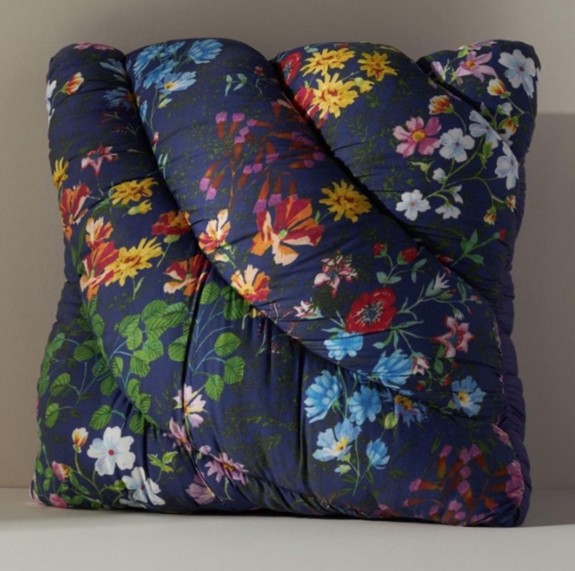 Anthropologie Polaire Floral Cushion