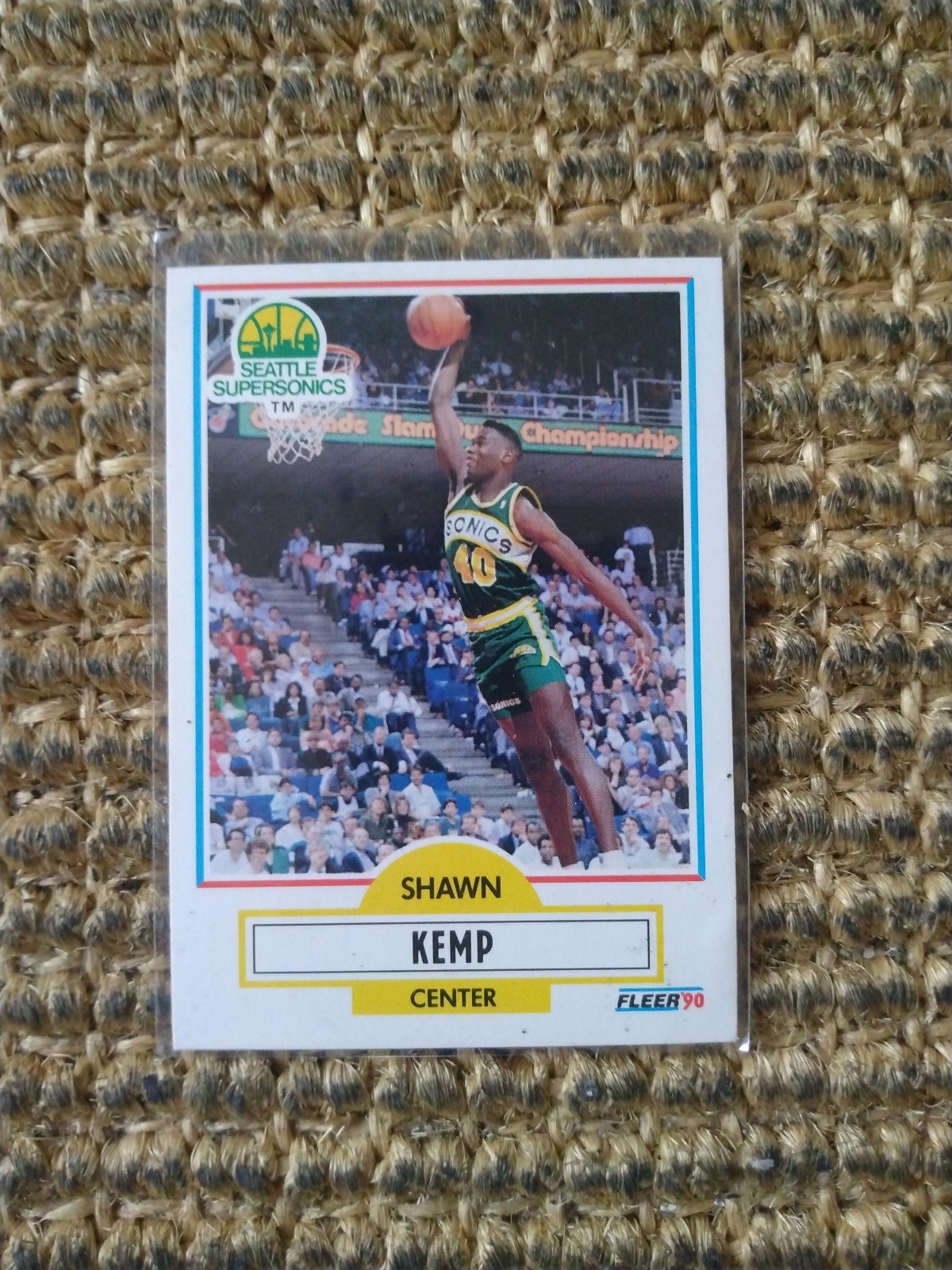 1990 NBA Fleer Shawn Kemp ROOKIE OUT OF PRINT